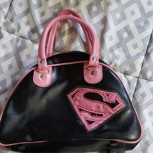 Supergirl bowling style purse